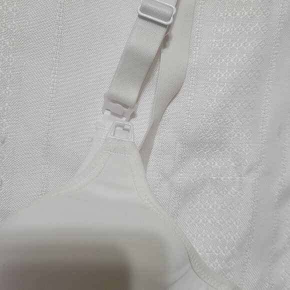 LEADING LADY white 34D Underwire Nursing Bra NWOT - Picture 2 of 5